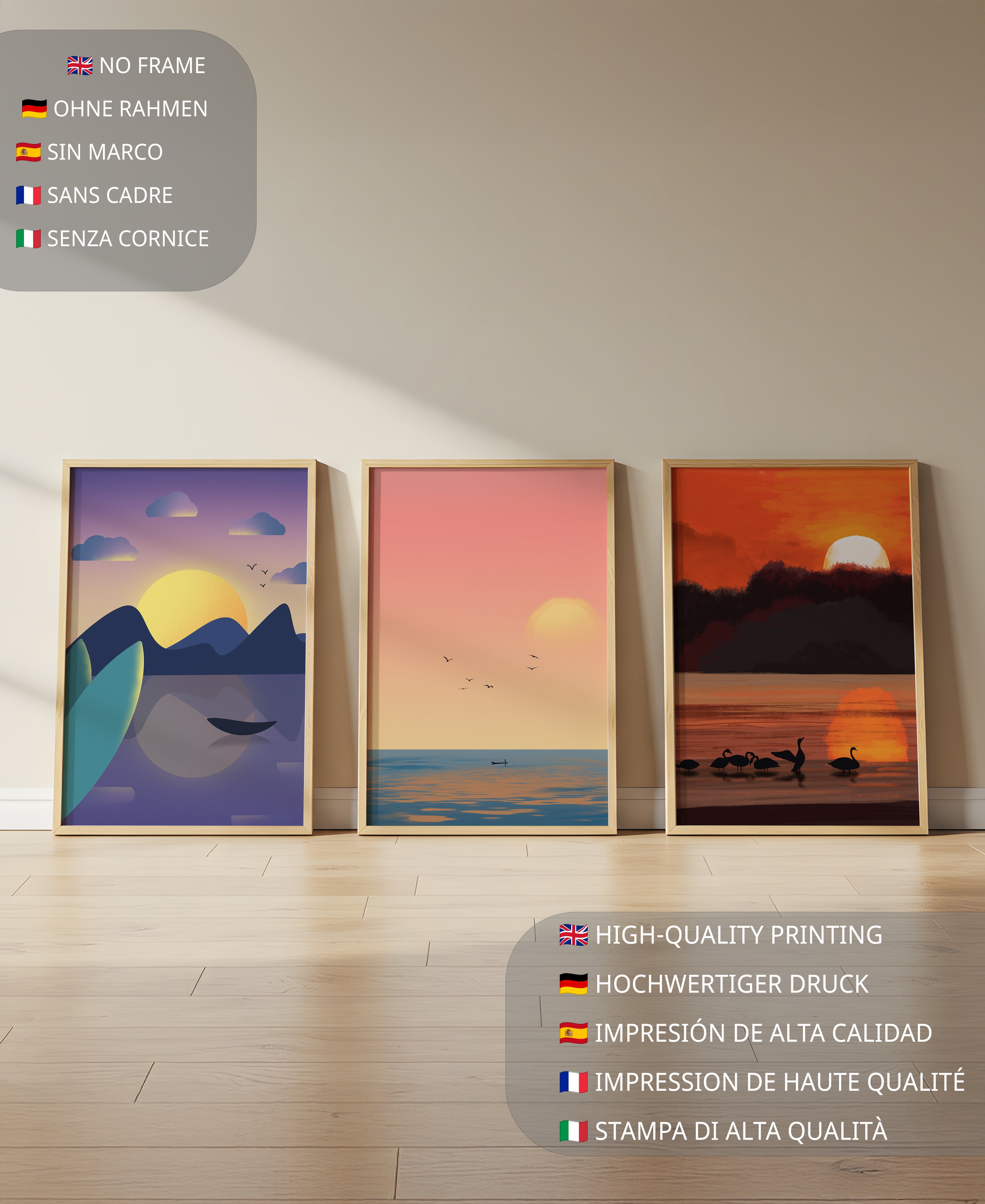 Paisajes Abstractos en Impresiones de Alta Calidad