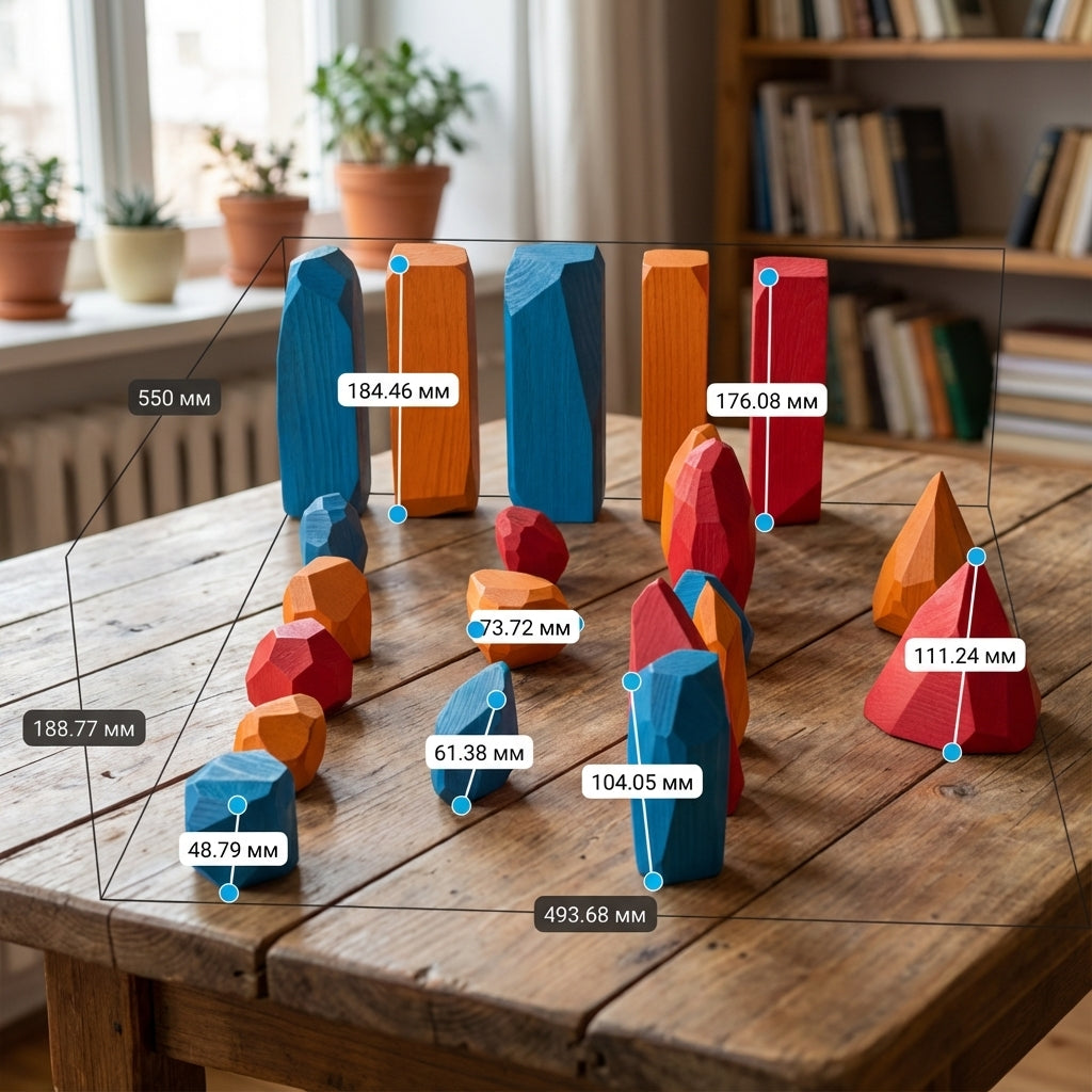 Ciervo pequeño 3D, figura de papel poligonal para ensamblar 42x32x11 – Manualidad DIY, ciervo de cartón escultórico para decoración de pared moderna