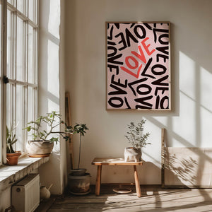 Dynamic Typography Art with Love Theme - Mi tienda