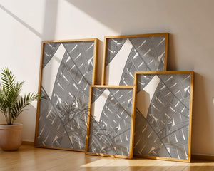Detailed Abstract Geometric Pattern with Interwoven Stripes - Mi tienda