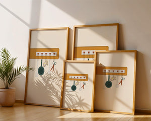 Kitchen Utensils Hanging on a Wall with Heart Hooks - Mi tienda