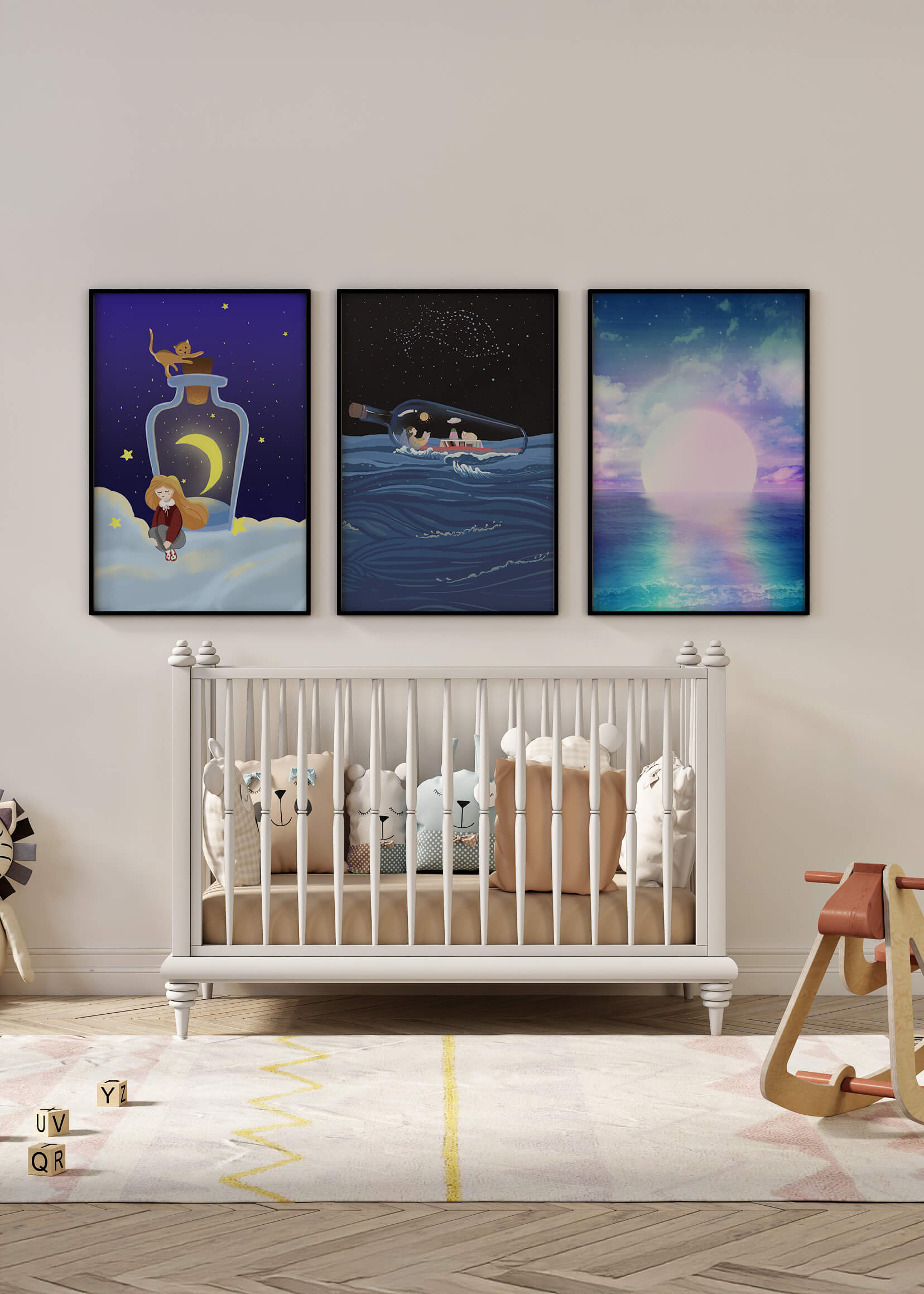 Impresiones Artísticas de Paisajes Oníricos y Fantasía