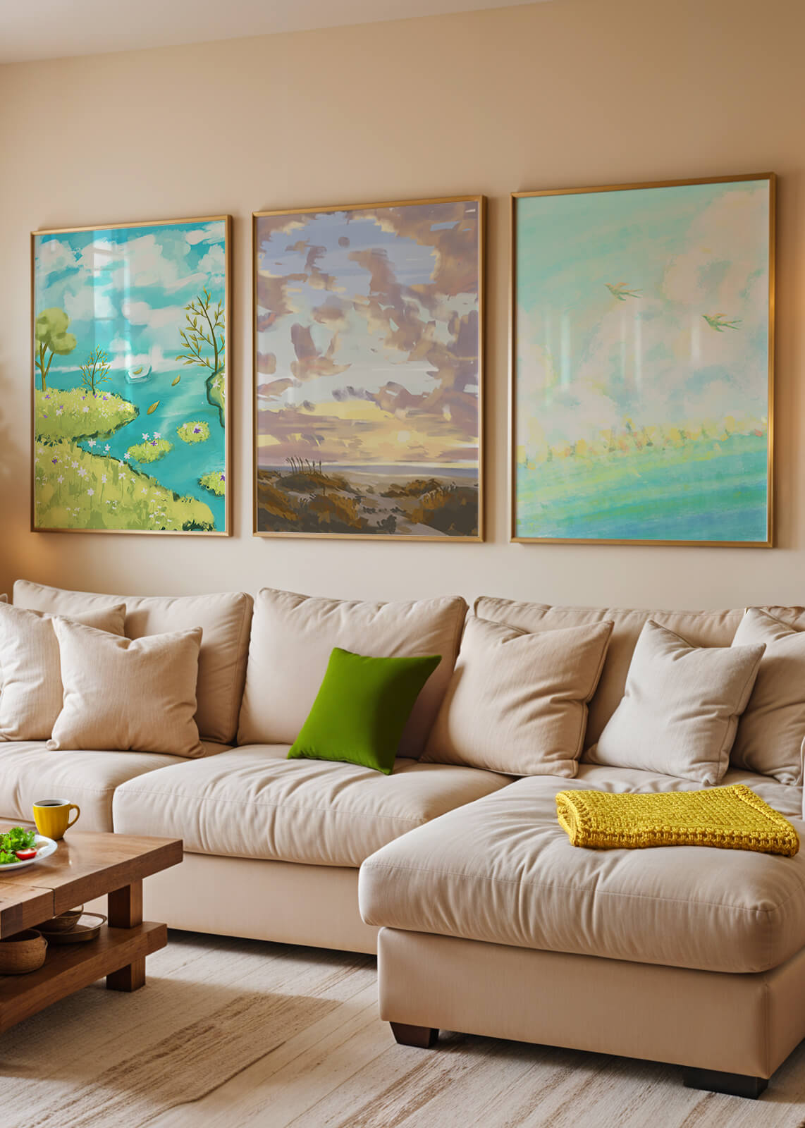 Imágenes Artísticas Naturales en Impresión de Alta Calidad Sin Marco