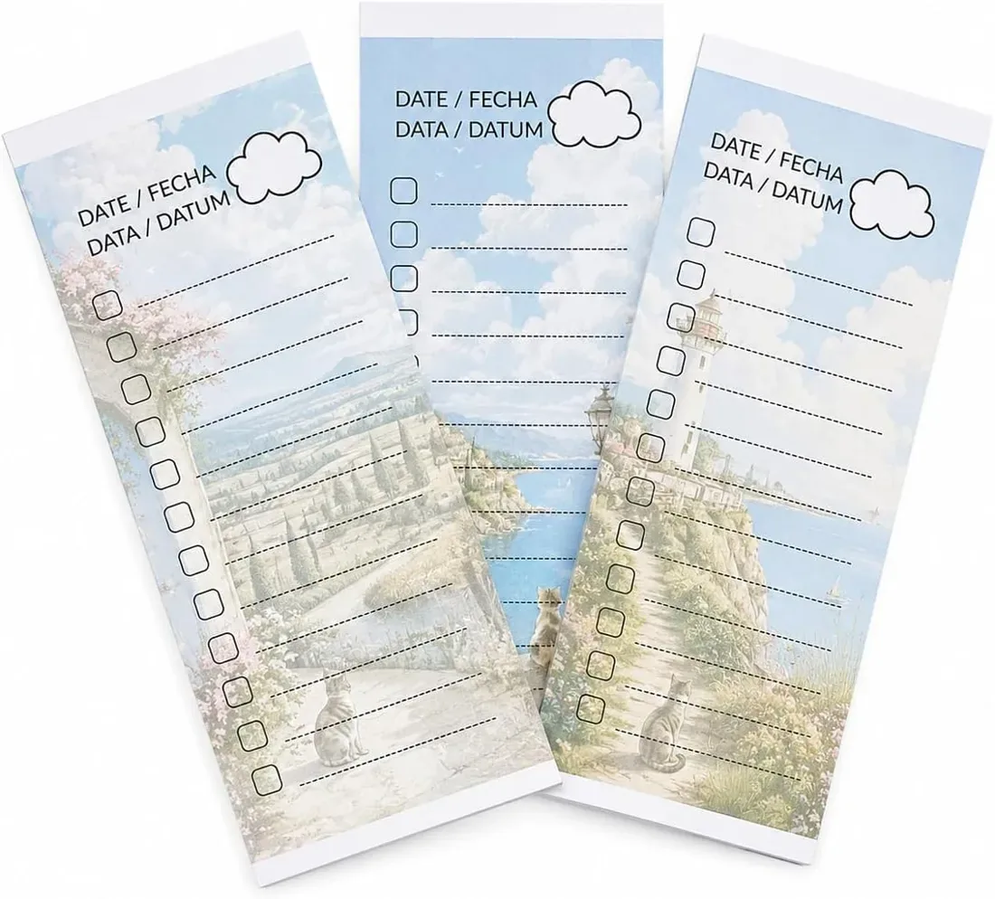 Magnetic notepads, set of 3