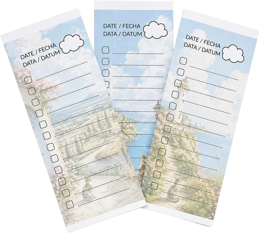 Magnetic notepads, set of 3