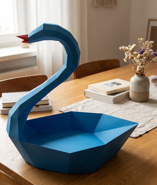 Ciervo pequeño 3D, figura de papel poligonal para ensamblar 42x32x11 – Manualidad DIY, ciervo de cartón escultórico para decoración de pared moderna