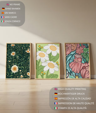 Imágenes de Flores en Estilo Ilustrativo