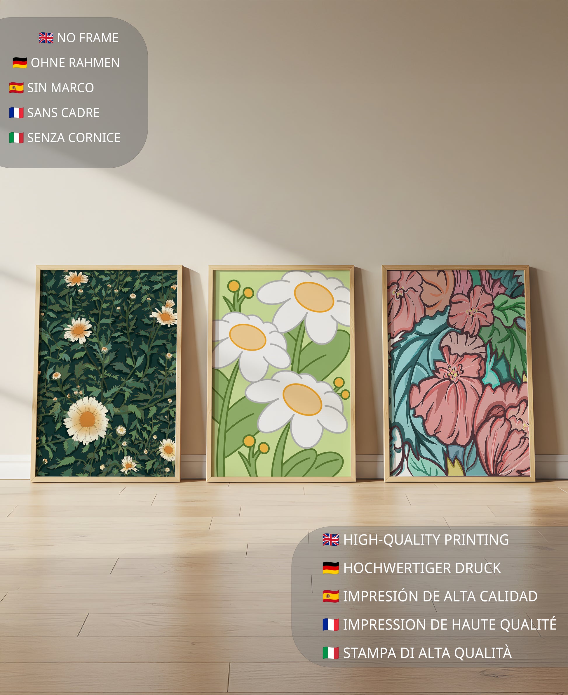 Imágenes de Flores en Estilo Ilustrativo