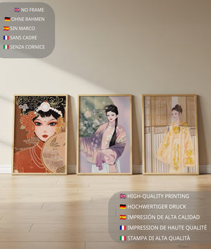 Art Impressions de Style Oriental à Thème Floral