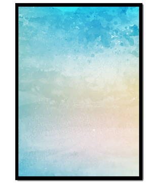 Fondo de acuarela pastel con degradado azul y beige