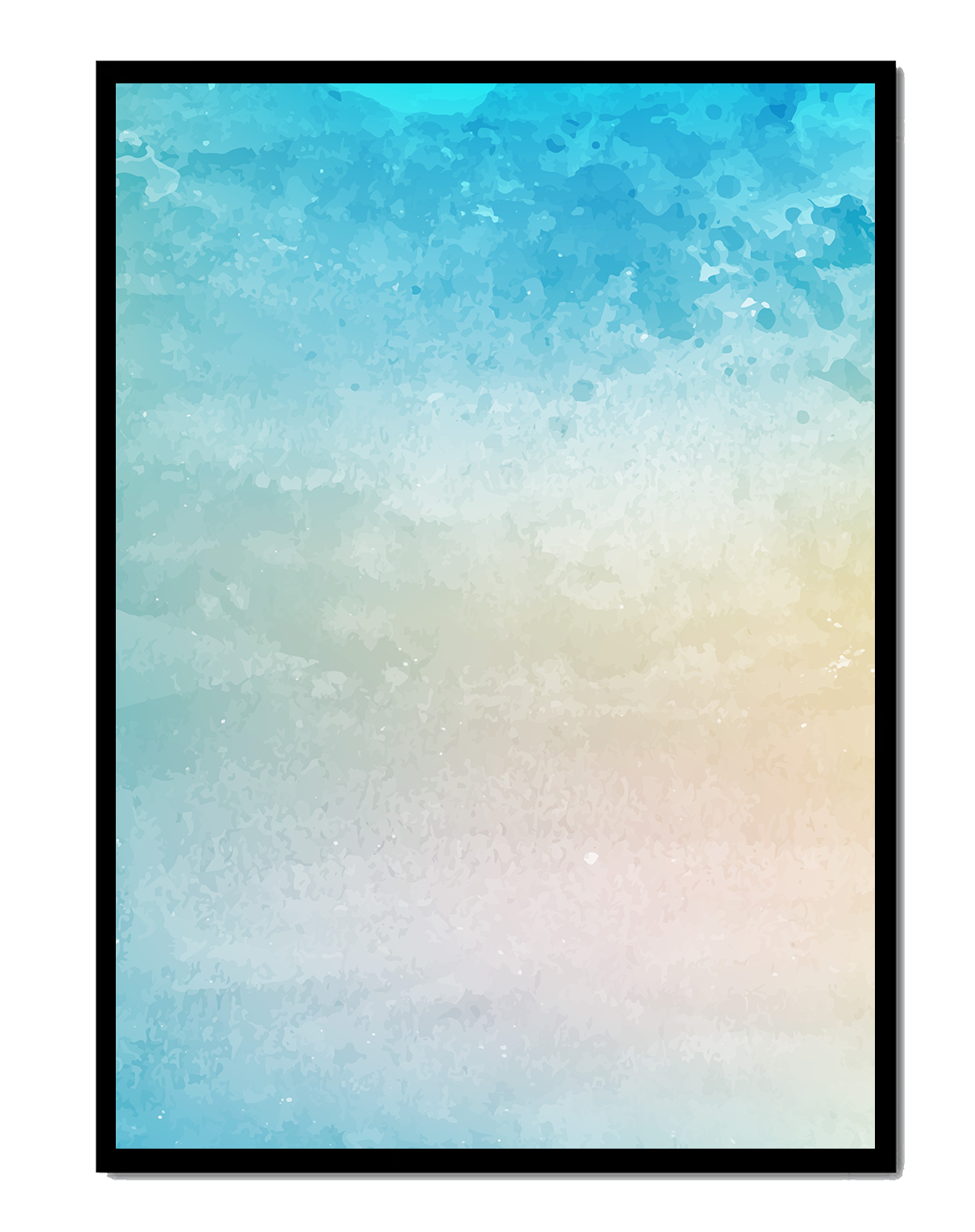 Pastel watercolor background with blue and beige gradient