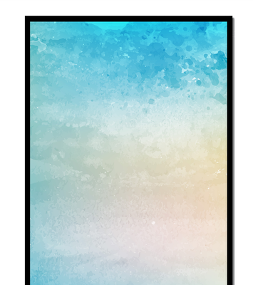 Pastel watercolor background with blue and beige gradient