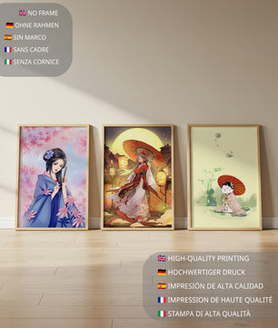 Imágenes De Arte Japonés Sin Marco En Interiores Modernos