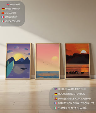Paysages abstraits en impressions de haute qualité