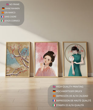 Art asiatique élégant dans un style moderne