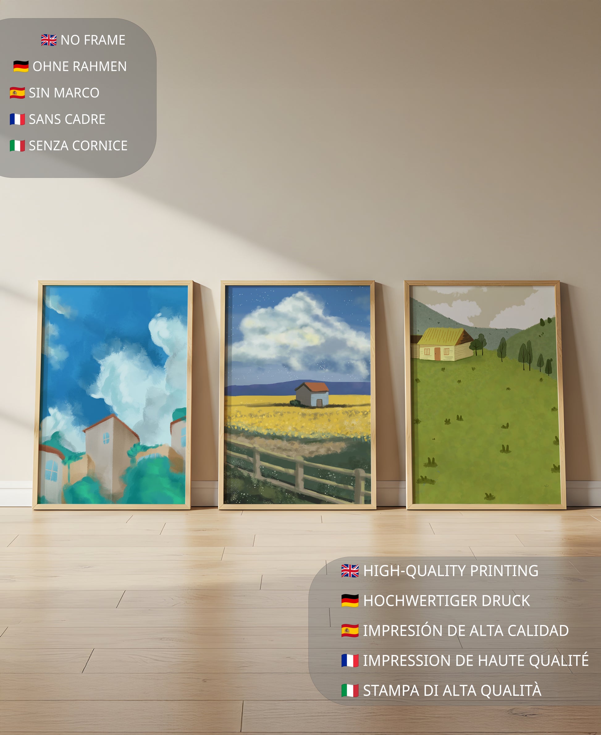 Paisajes Artísticos en Lienzos Modernos