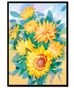 Sunflowers in Bright Sunlight
