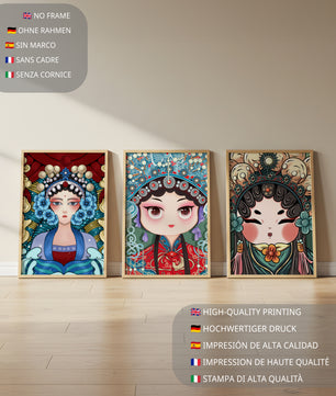 Pinturas de Arte Asiático en Estilo Abstracto