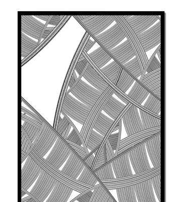 Detailed Abstract Geometric Pattern with Interwoven Stripes