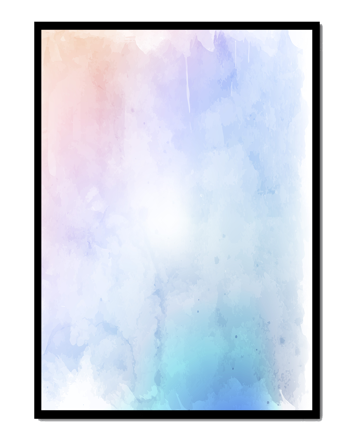 Gentle watercolor pastel gradient with soft texture and flow