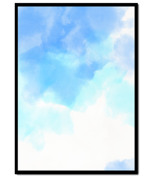 Cielo azul sereno con nubes suaves