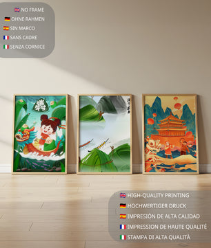 Affiches artistiques à thème festif oriental