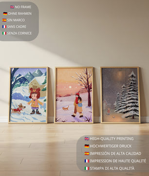 Tableaux d'hiver pour la décoration intérieure