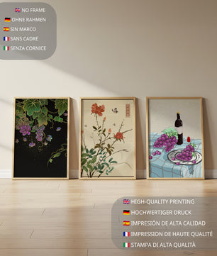 Œuvres d’art florales et fruitières avec des détails naturels