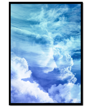 Cielo Azul Hermoso Con Majestuosas Nubes