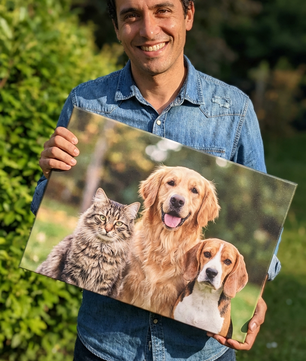 Cuadros personnalisés de photos de mascottes en lienzo