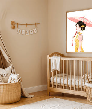 Japanese Geisha Wall Art | Oriental Minimalist Poster | Traditional Asian Decor Print - Mi tienda