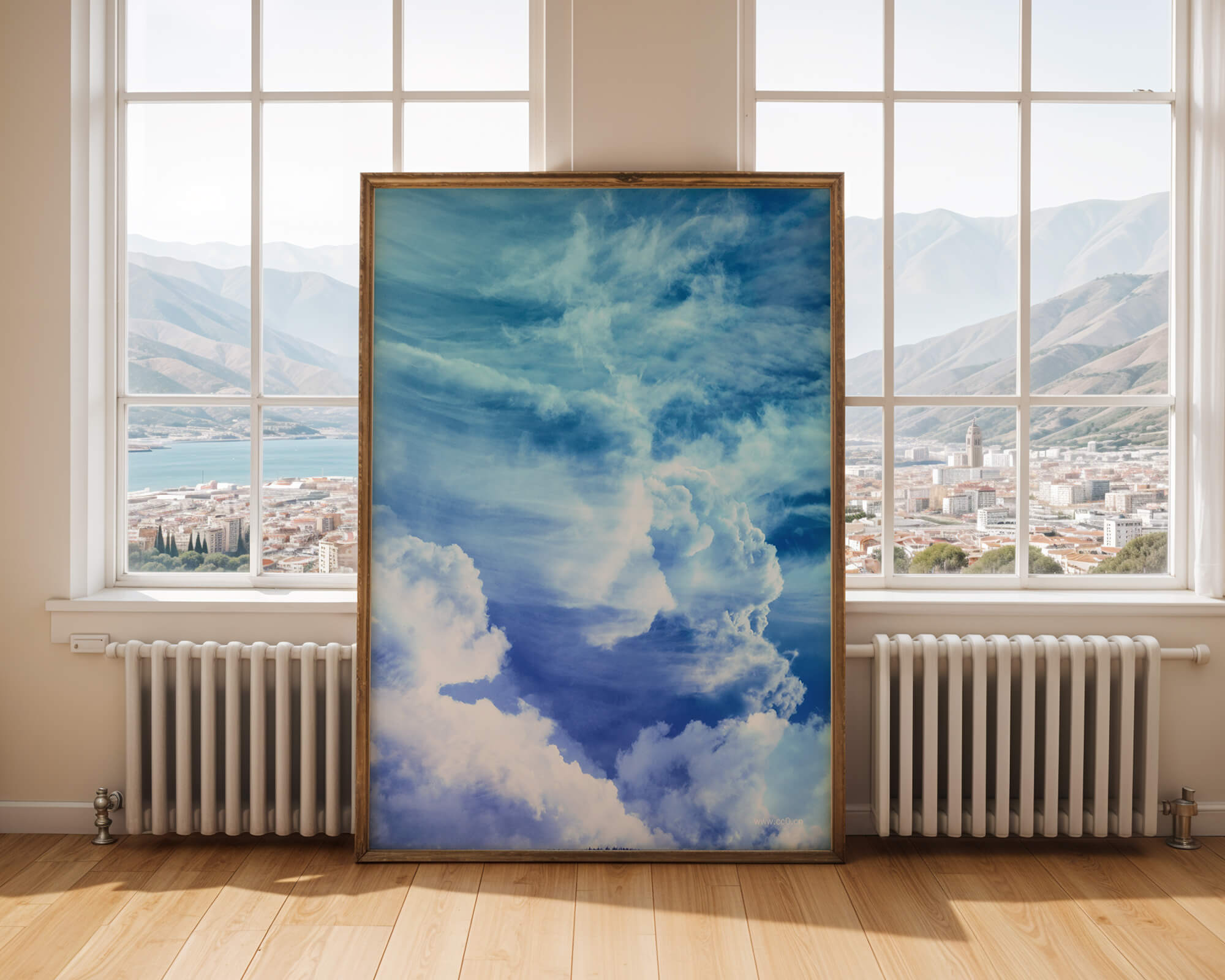 Beautiful Blue Sky with Majestic Clouds