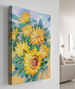 Sunflowers in Bright Sunlight