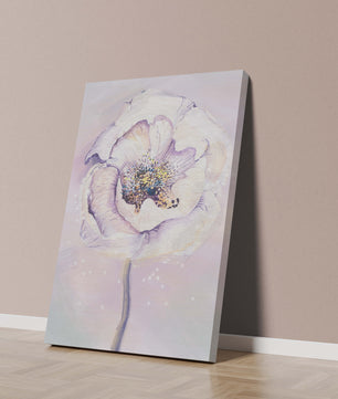 Elegant watercolor flower illustration with delicate pastel tones