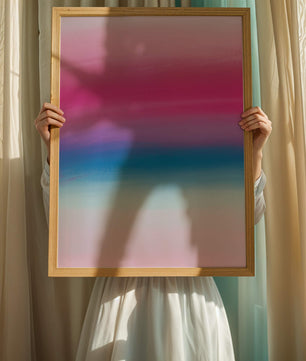 Vibrant Gradient with Pink and Blue Hues