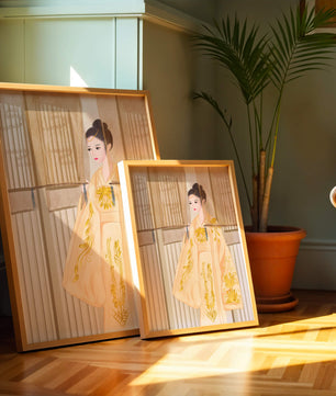 Traditional Chinese attire with gold embroidery and elegant design