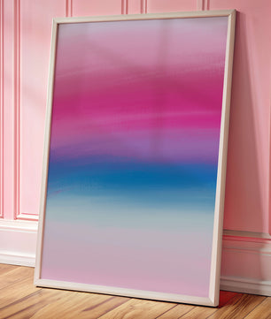 Vibrant Gradient with Pink and Blue Hues