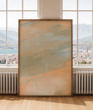 Tonos pastel abstractos con patrones de pinceladas