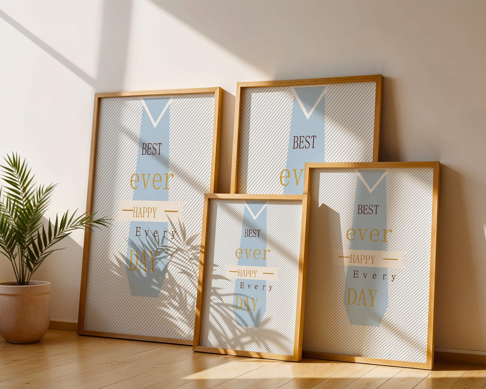 Inspirational message with tie design for special occasions