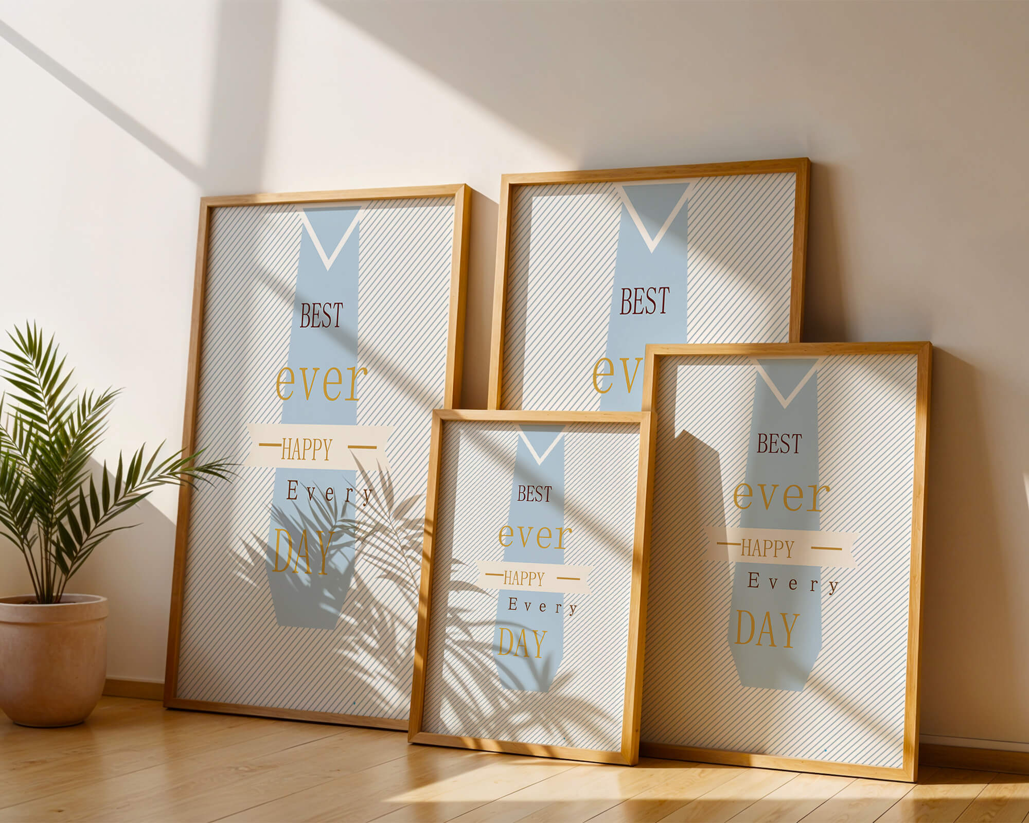 Inspirational message with tie design for special occasions