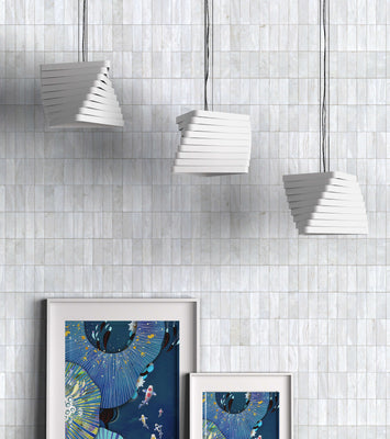 Vibrant underwater scene with koi fish and abstract floral design