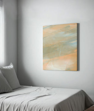 Tonos pastel abstractos con patrones de pinceladas