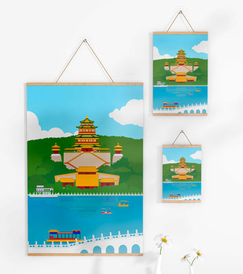 Traditional Chinese architecture by a serene lake