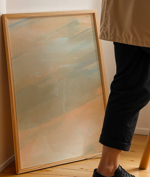 Tonos pastel abstractos con patrones de pinceladas