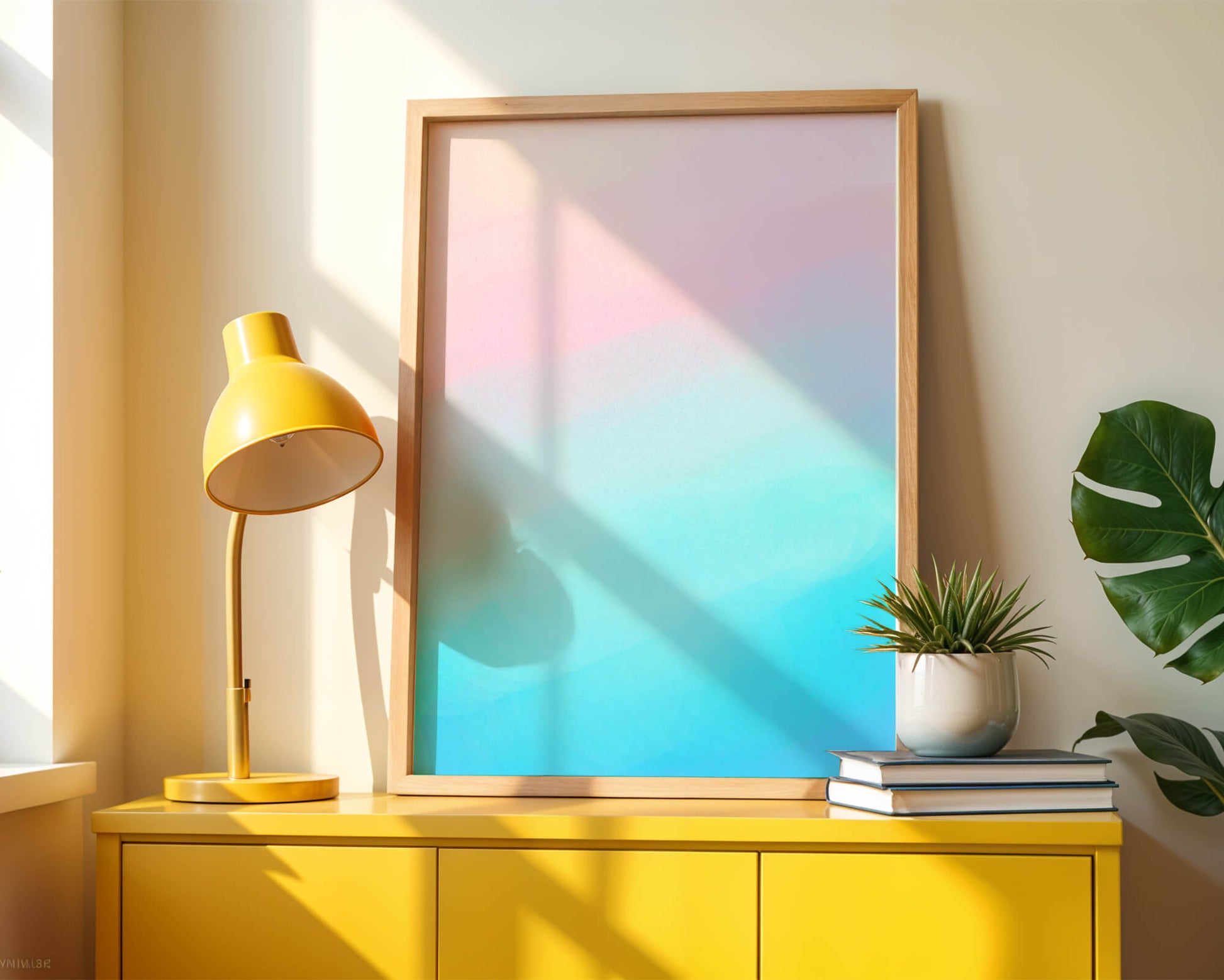 Pastel Gradient Background with Pink and Blue Hues