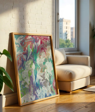 Ondas fluidas abstractas de colores con patrones texturizados
