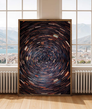 Colorful Abstract Circular Light Motion - Mi tienda