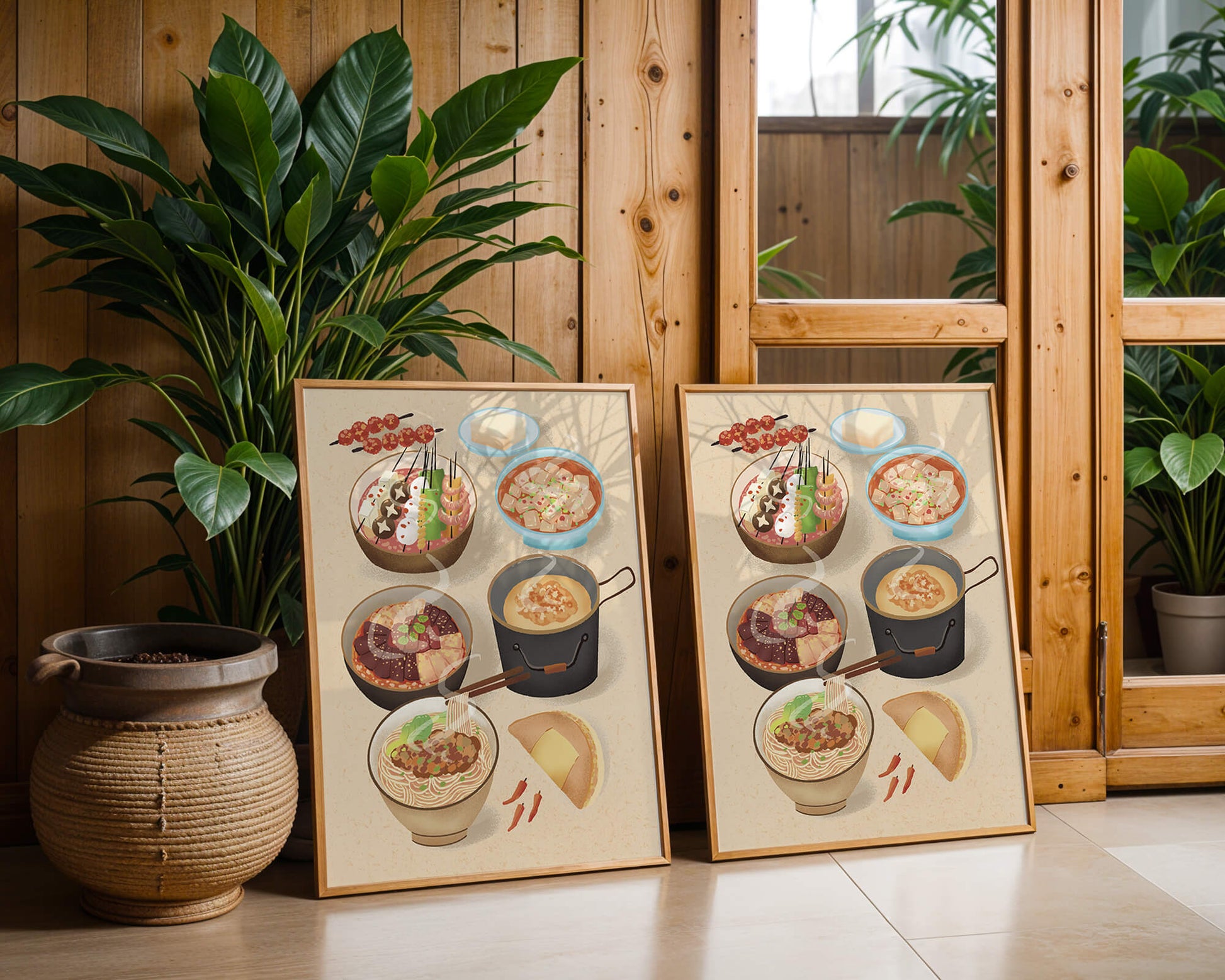 Delicious Array of Asian Cuisine with Various Dishes