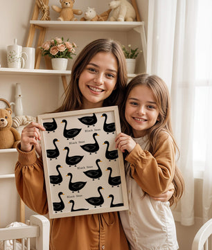 Seamless bird pattern with minimalist design and bold accents