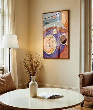 Charming Dumpling Faces on a Cozy Winter Table with Mountain View - Mi tienda